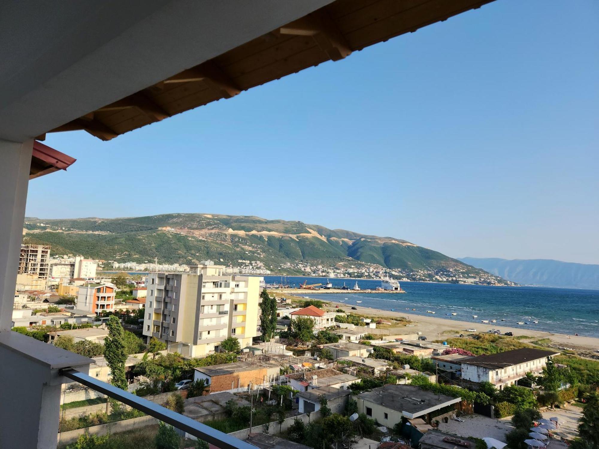 Panorama View Apt, 150M To Beach, 750M Lungo Mare Apartman Vlora Kültér fotó
